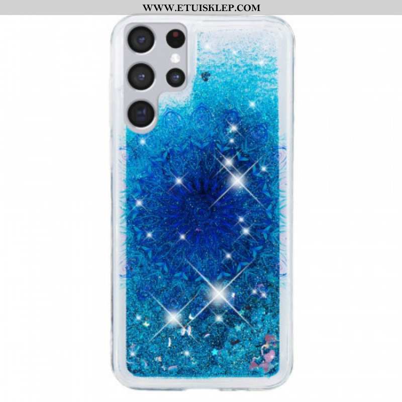 Etui do Samsung Galaxy S22 Ultra 5G Brokatowa Mandala